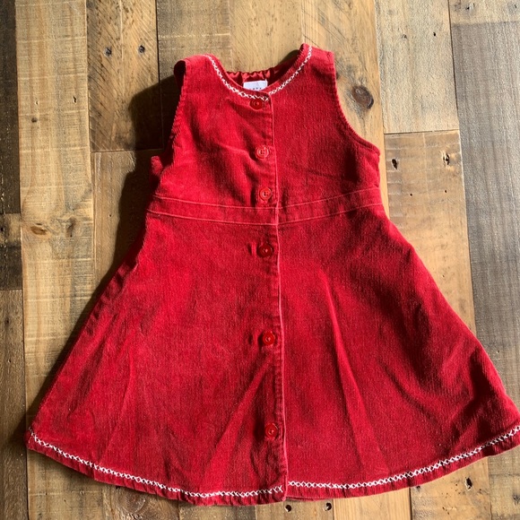 3 for $15 / Baby Gap Velvet Red Dress (2T) - Picture 1 of 4